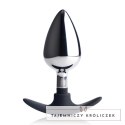 XR Brands Metalowy korek z silikonową bazą duży, hipoalergiczny XR Brands
