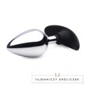 XR Brands Metalowy korek z silikonową bazą duży, hipoalergiczny XR Brands
