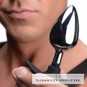 XR Brands Metalowy korek z silikonową bazą duży, hipoalergiczny XR Brands