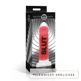 XR Brands SLUT Model Silikonowy czerwony 18,5 cm - Przyssawka i paski XR Brands
