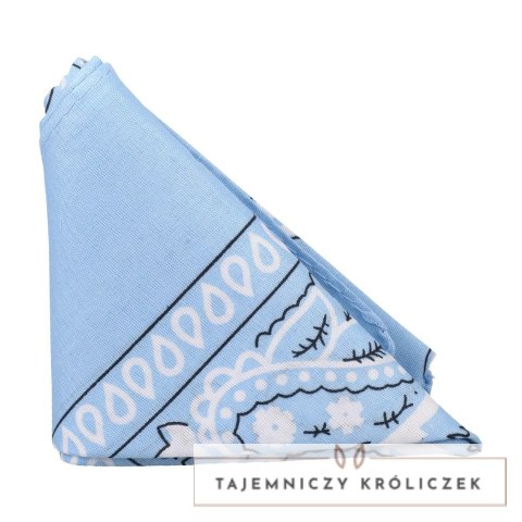 The Code silikonowy pierścień intymny + bandana niebieska zestaw Doc Johnson