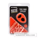 The Code silikonowy pierścień z opaską bandana, pomarańczowy zestaw Doc Johnson