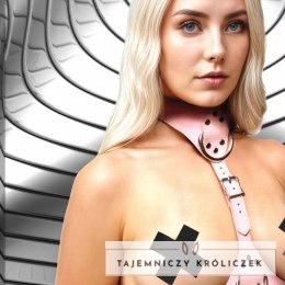 Vixen Harness dla kobiet Vegan Leather Rożowy regulowany XR Brands