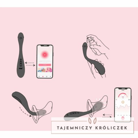 HoneyPlayBox PUFF Trener Kegla Czerwony z Aplikacją i Regulacją Objętości HoneyPlayBox