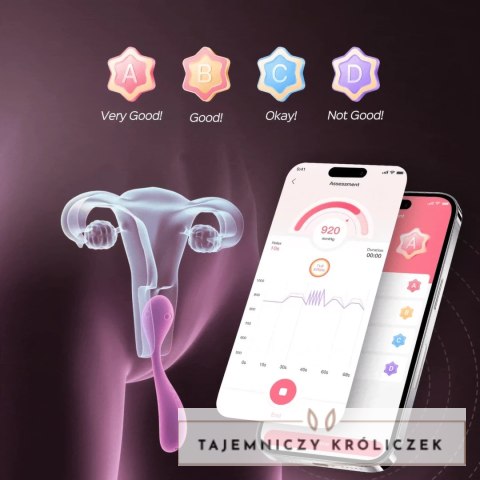 HoneyPlayBox PUFF Trener Kegla Czerwony z Aplikacją i Regulacją Objętości HoneyPlayBox