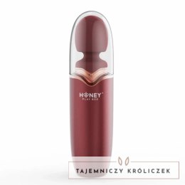 HoneyPlayBox Stormi - Czerwony masażer z funkcją podgrzewania, 9 trybow HoneyPlayBox