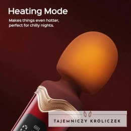 HoneyPlayBox Stormi - Czerwony masażer z funkcją podgrzewania, 9 trybow HoneyPlayBox