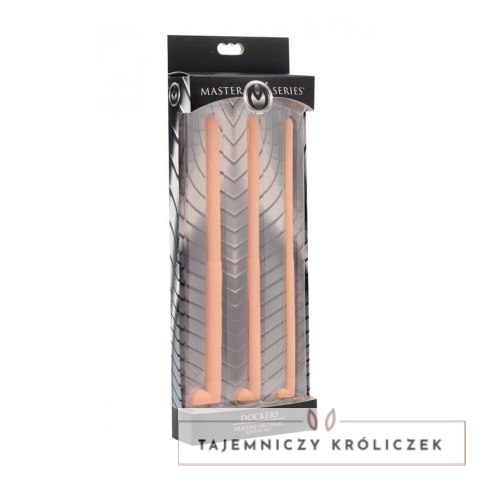 XR Brands Dockers zestaw silikonowych sond anatomicznych 3 rozmiary XR Brands