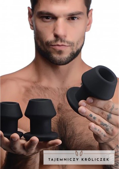 XR Brands Gape Grommet zestaw 3 silikonowych ekspanderow anatomicznych XR Brands