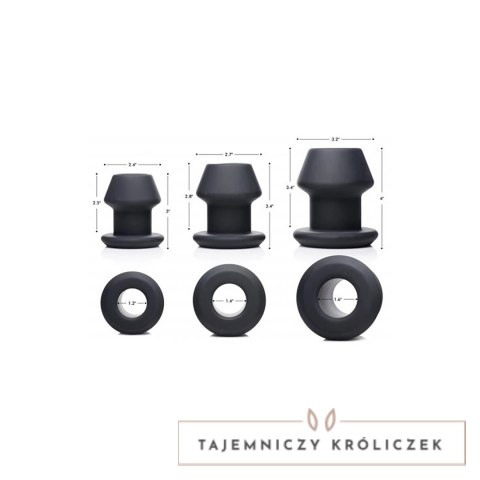 XR Brands Gape Grommet zestaw 3 silikonowych ekspanderow anatomicznych XR Brands