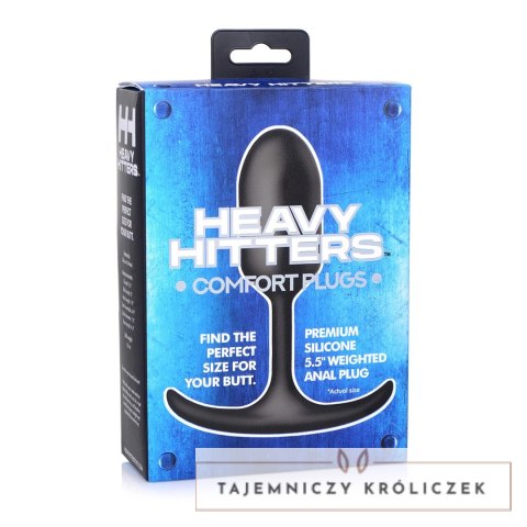 XR Brands Heavy Hitter Comfort Plug średni silikonowy z obciążnikiem XR Brands