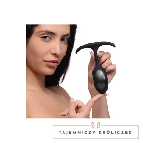 XR Brands Heavy Hitter Comfort Plug średni silikonowy z obciążnikiem XR Brands
