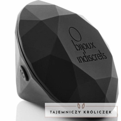 Bijoux Indiscrets Twenty One Matte Black - limitowana maszyna intymna diamond BIJOUX 21 VIBRATING DIAMOND