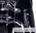 Black Level Vinyl Shorts 3XL czarne spodenki z elastycznym pasem Black Level