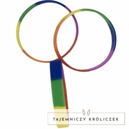 Diablo Picante silikonowa bransoletka Pride z tęczową flagą LGBT PRIDE