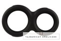 Erecto Double Ring Liquid Silicone - podwojny elastyczny pierścień Erecto