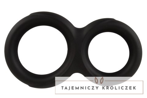 Erecto Double Ring Liquid Silicone - podwojny elastyczny pierścień Erecto