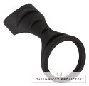 Erecto Liquid Silicone - Pierścieniowy system intymny z opaską na podstawę, 8 cm Erecto