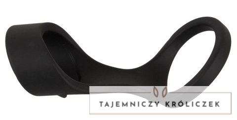Erecto Liquid Silicone - Pierścieniowy system intymny z opaską na podstawę, 8 cm Erecto