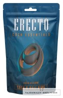 Erecto Pierścień Intymny 2w1 z Liquid Silicone, elastyczny, 6.8 cm Erecto