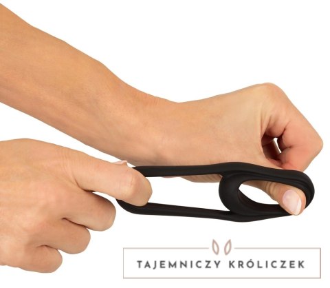 Erecto Pierścień Intymny 2w1 z Liquid Silicone, elastyczny, 6.8 cm Erecto