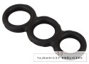 Erecto Triple Ring Liquid Silicone - elastyczny zestaw trzech pierścieni Erecto