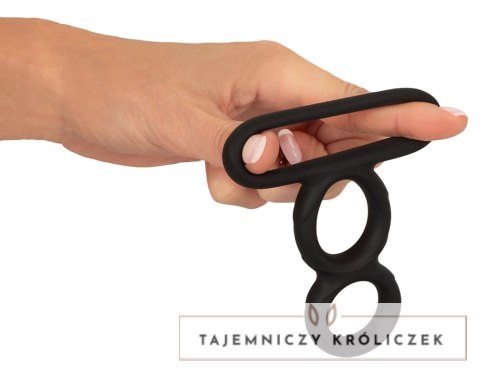 Erecto Triple Ring Liquid Silicone - elastyczny zestaw trzech pierścieni Erecto