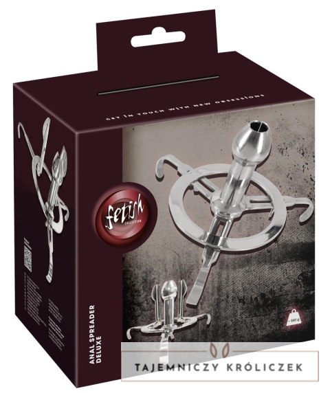 Fetish Collection Anal Deluxe - stalowy ekspander regulowany, 12,5 cm Fetish Collection