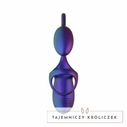 Hueman Halo Orbit - Fioletowy pierścień intymny z funkcją wibracji Hueman