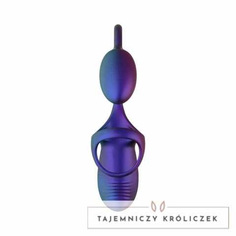 Hueman Halo Orbit - Fioletowy pierścień intymny z funkcją wibracji Hueman