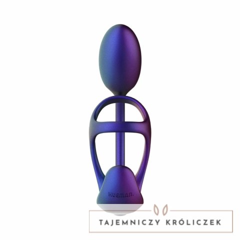 Hueman Halo Orbit - Fioletowy pierścień intymny z funkcją wibracji Hueman