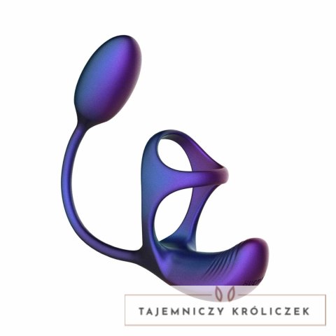 Hueman Halo Orbit - Fioletowy pierścień intymny z funkcją wibracji Hueman
