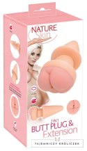 Nature Skin 2w1 Wkładka Anatomiczna & Nakładka Powiększająca TPE 19,5cm Nature Skin
