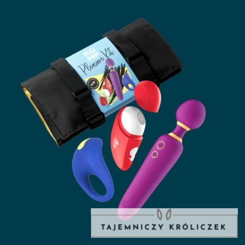 ROMP Pleasure Kit Zestaw 3w1 - Zestaw Masażerow z Pokrowcem ROMP