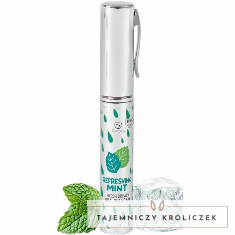 Secret Play Fresh Mint Spray do Ust i Gardła 11g Bez Cukru Vegan SECRETPLAY