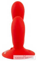 Sweet Smile Dual Vibrator silikonowy podwojny z przyssawką USB Sweet Smile