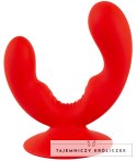 Sweet Smile Dual Vibrator silikonowy podwojny z przyssawką USB Sweet Smile