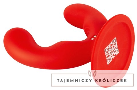 Sweet Smile Dual Vibrator silikonowy podwojny z przyssawką USB Sweet Smile