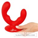 Sweet Smile Dual Vibrator silikonowy podwojny z przyssawką USB Sweet Smile
