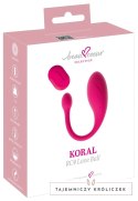 Beau Coeur Koral RC Love Ball - kulka treningowa z pilotem, fioletowa Beau coeur