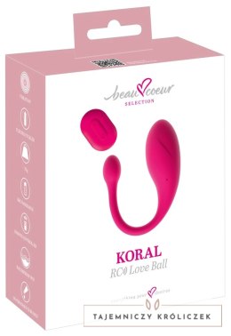 Beau Coeur Koral RC Love Ball - kulka treningowa z pilotem, fioletowa Beau coeur