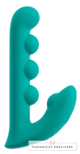 Beau Coeur Sylora Unique Beads - silikonowa maszyna intymna z kulkami, 17 cm Beau coeur
