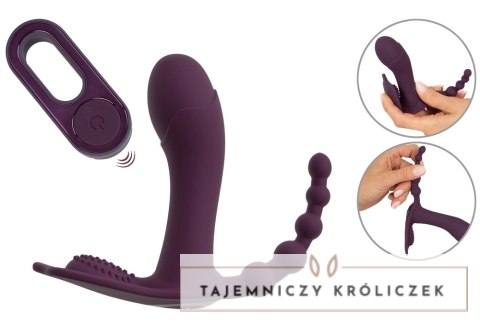 Beau coeur ARIVA Panty Vibrato model bezprzewodowy, silikonowy 11,7 cm Beau coeur