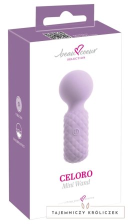 Beau coeur Celoro Mini Wand masażer kompaktowy 10 trybow wodoodporny Beau coeur