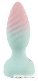 Beau coeur Juvela RC zdalny korek analny z podwojną stymulacją, pastelowy Beau coeur