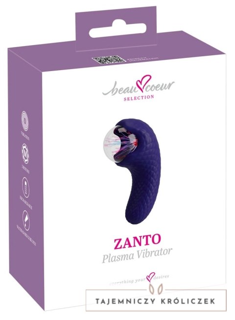 Beau coeur Zanto Plasma - wielofunkcyjny masażer z efektem świetlnym LED Beau coeur