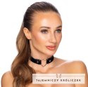 Cottelli Accessories Choker Serca Czarny Regulowany 31-42cm Cottelli