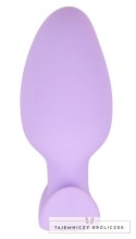 Cuties Fioletowy Wibrujący Korek Anatomiczny 7 Trybow 8 cm Cuties