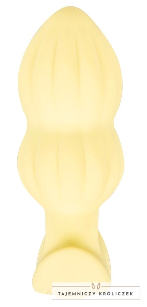 Cuties Wibrująca Zatyczka Anatomiczna Żołta 7 Trybow Silikon 8cm Cuties