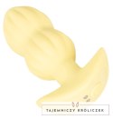 Cuties Wibrująca Zatyczka Anatomiczna Żołta 7 Trybow Silikon 8cm Cuties